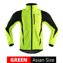 Load image into Gallery viewer, ARSUXEO Winter Warm Up Thermal Fleece Cycling Jacket Bicycle MTB Road Bike Clothing Windproof Waterproof Long Jersey Jersey