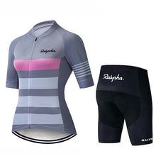 Load image into Gallery viewer, Raphaful Cycling Clothing 2019 Pro Team Ropa Ciclismo Mujer Short Sleeve Cycling Jersey Set Mtb Bike Uniforme Maillot Ciclismo