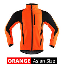 Load image into Gallery viewer, ARSUXEO Winter Warm Up Thermal Fleece Cycling Jacket Bicycle MTB Road Bike Clothing Windproof Waterproof Long Jersey Jersey
