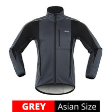 Load image into Gallery viewer, ARSUXEO Winter Warm Up Thermal Fleece Cycling Jacket Bicycle MTB Road Bike Clothing Windproof Waterproof Long Jersey Jersey
