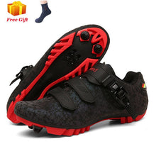 Load image into Gallery viewer, MTB Cycling Shoes Men Outdoor Sports sapatilha ciclismo Self-locking Nonslip Mountain Bike Sneakers Racing Women Bicycle Shoes
