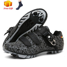 Load image into Gallery viewer, MTB Cycling Shoes Men Outdoor Sports sapatilha ciclismo Self-locking Nonslip Mountain Bike Sneakers Racing Women Bicycle Shoes
