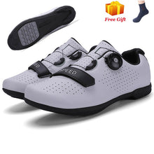 Load image into Gallery viewer, MTB Cycling Shoes Men Outdoor Sports sapatilha ciclismo Self-locking Nonslip Mountain Bike Sneakers Racing Women Bicycle Shoes
